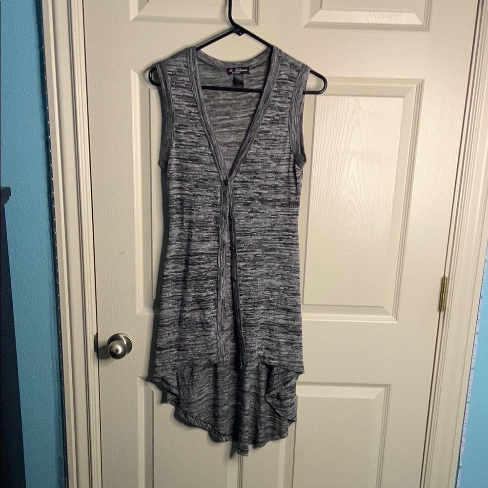 Delirious Gray Off-the-Shoulder Sweater Casual